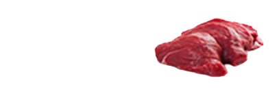 Meat white background