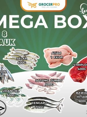 Set Mega Box - 8 Lauk
